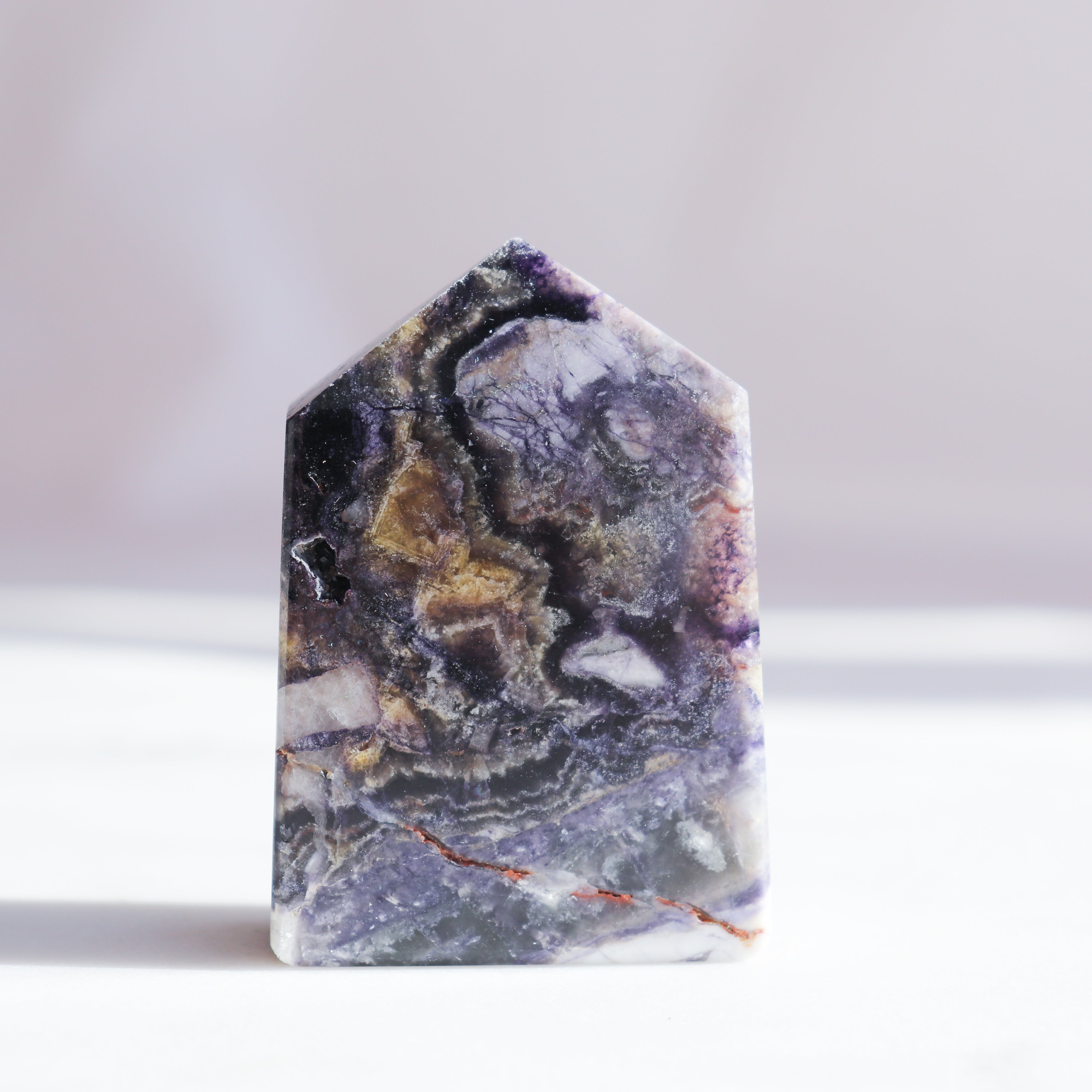 Mexican Rainbow Fluorite Point #1