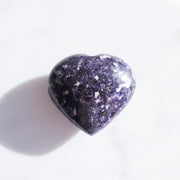 A Grade Lepidolite Heart #2