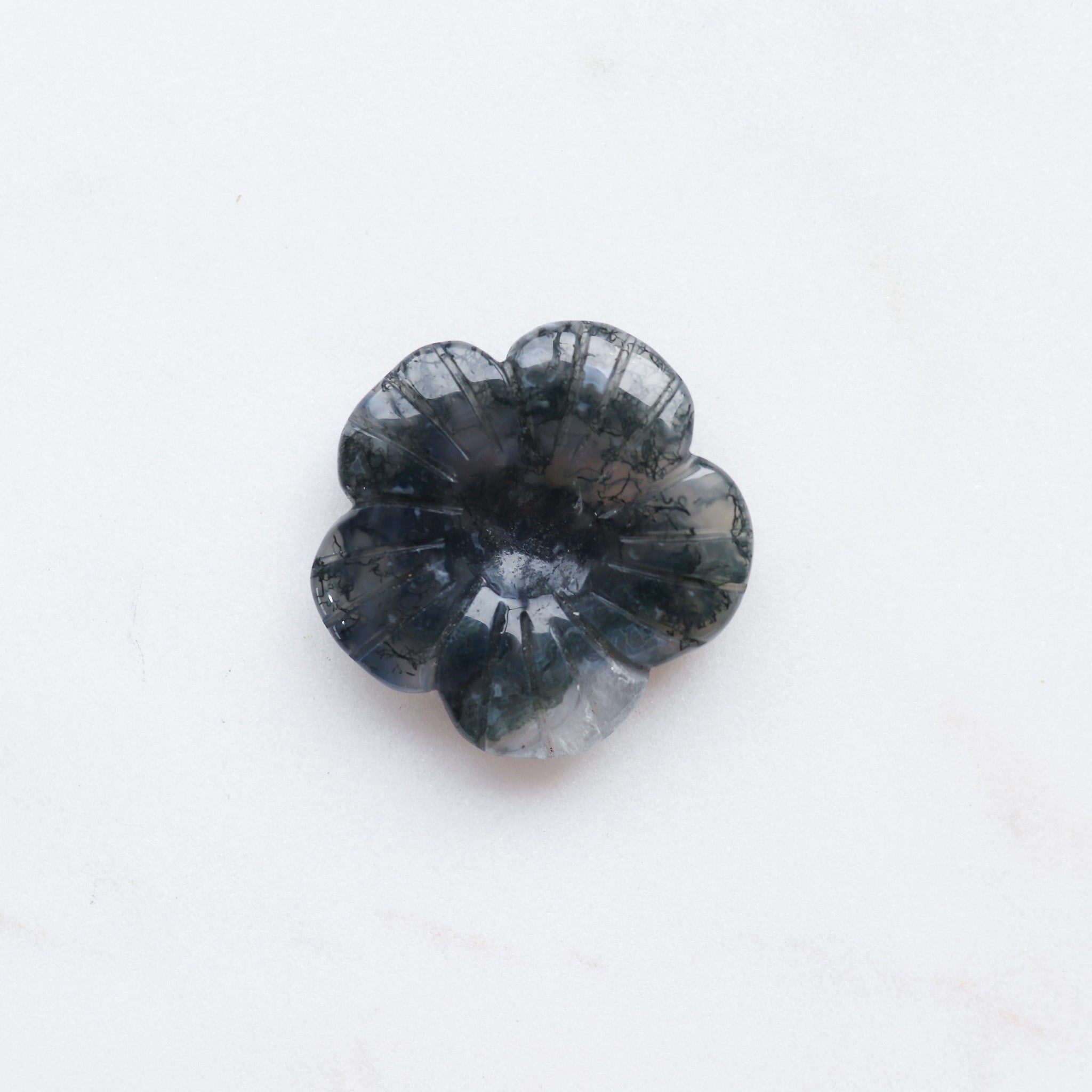 Moss Agate Flower #1