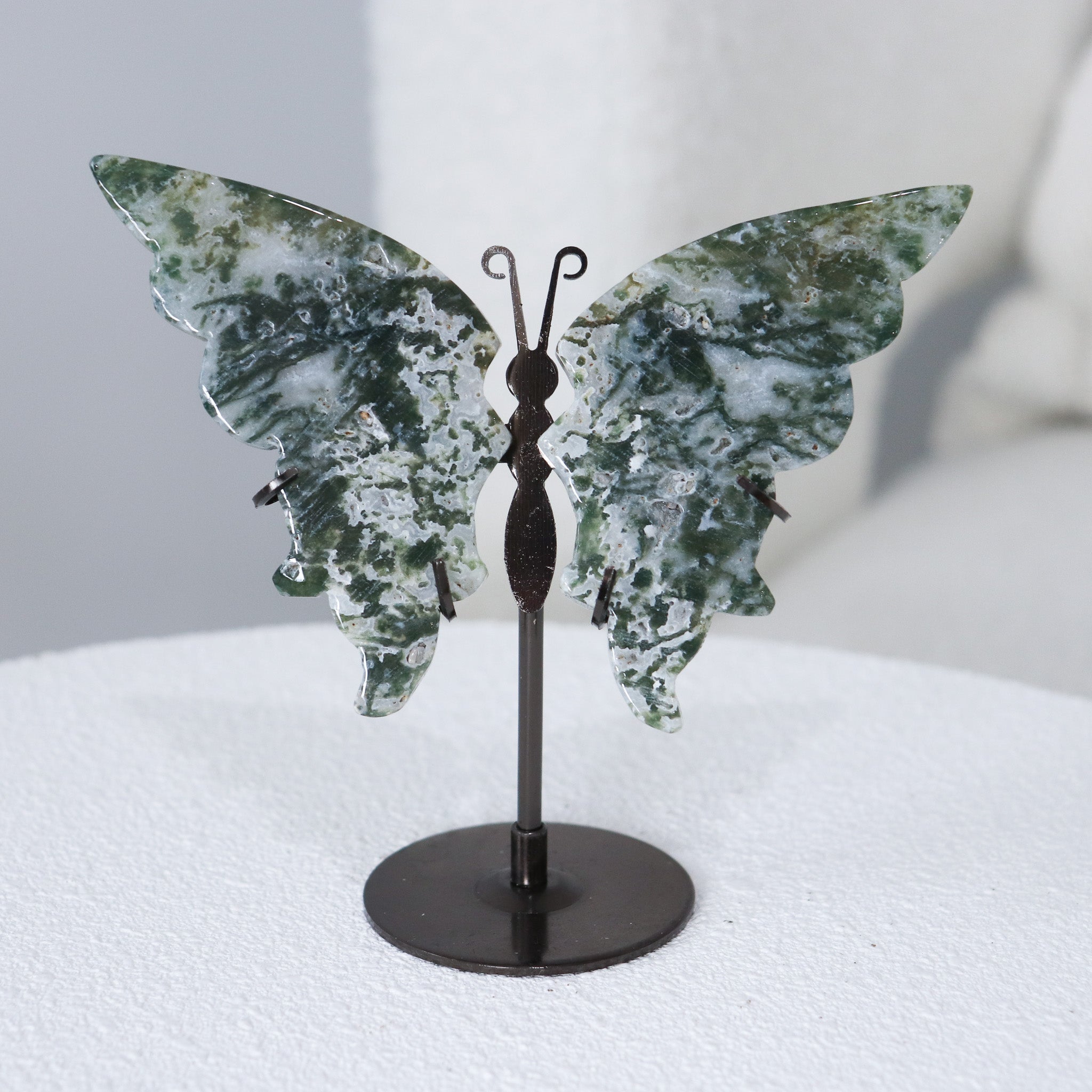 Moss Agate Butterfly