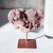 Pink Amethyst Heart #2