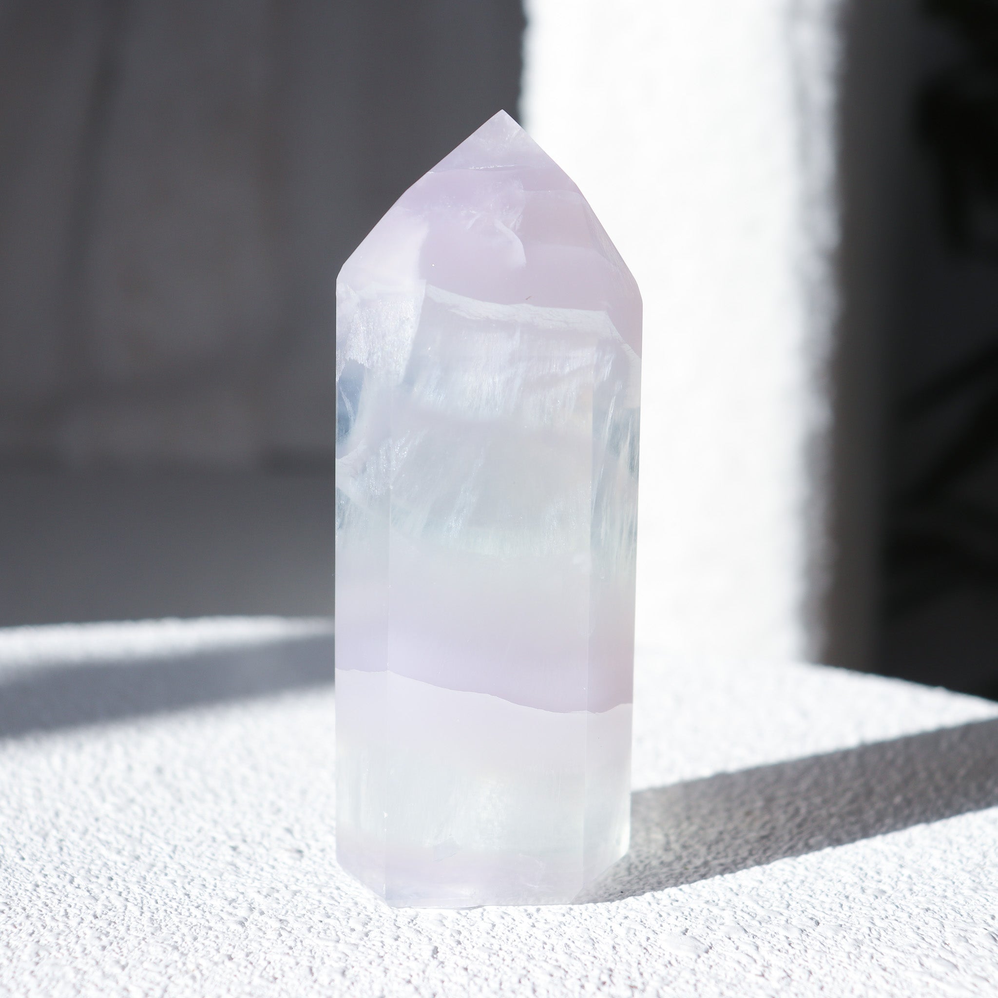 Lavender Fluorite Tower #1