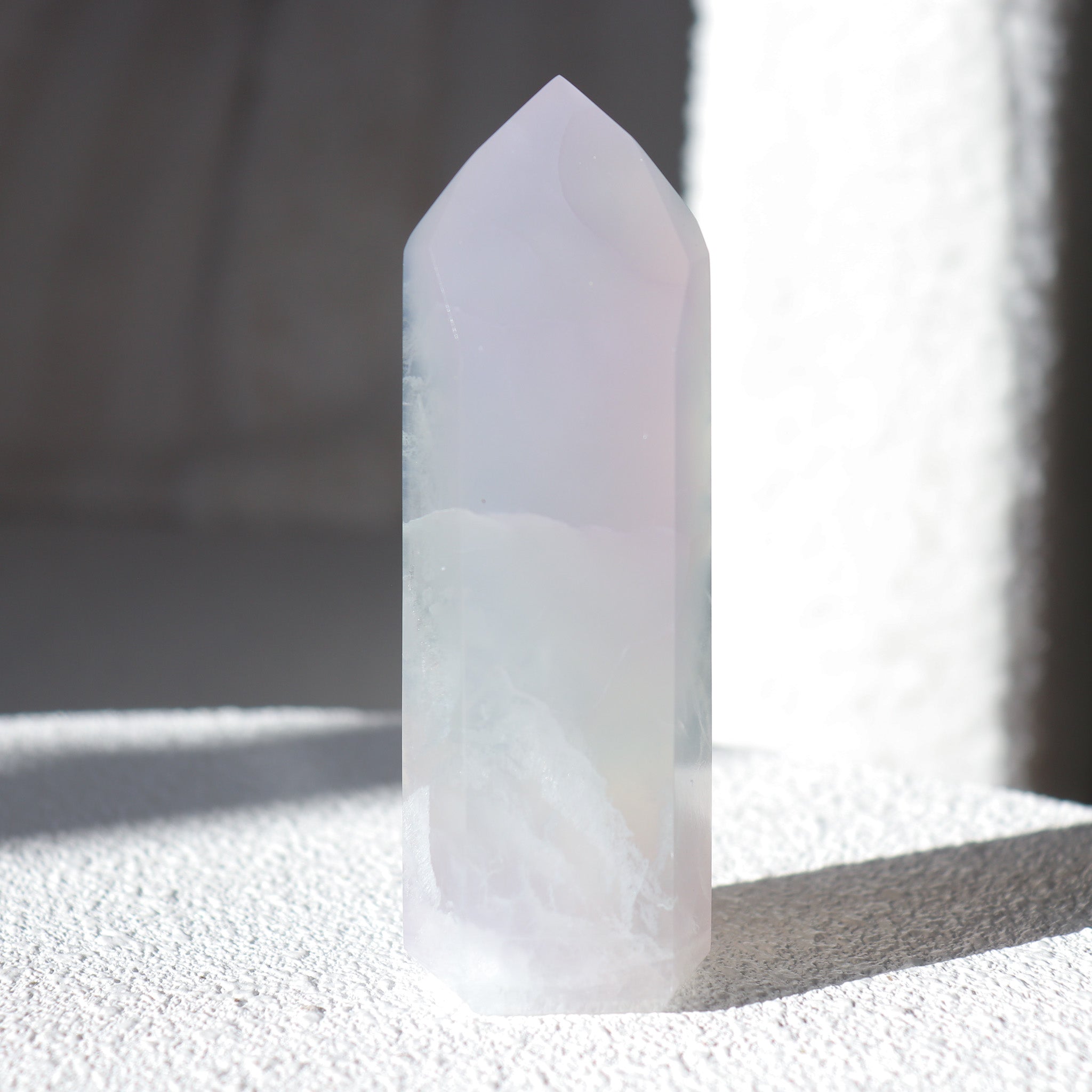 Lavender Fluorite Tower #2