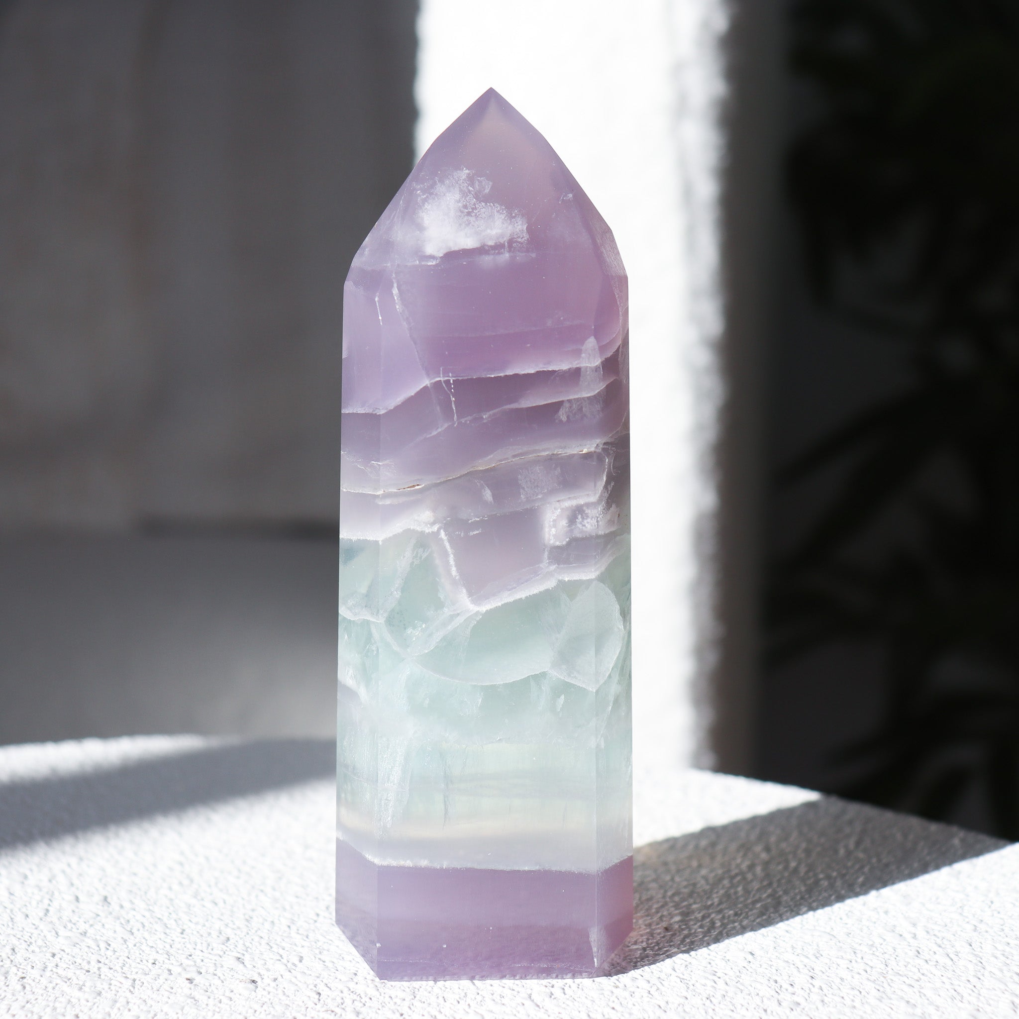 Lavender Fluorite Tower #3