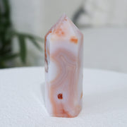 Carnelian Flower Agate Tower #1