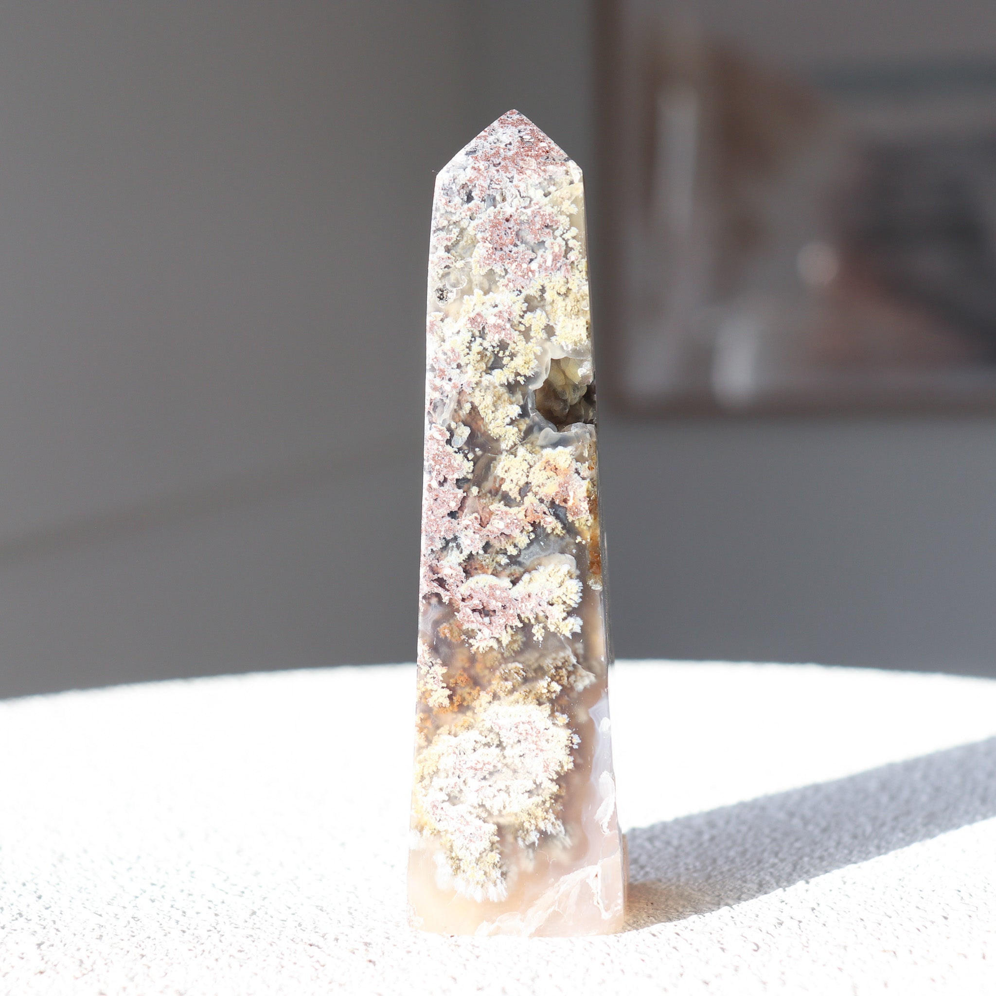 AA Scenic Moss Agate Tower #b