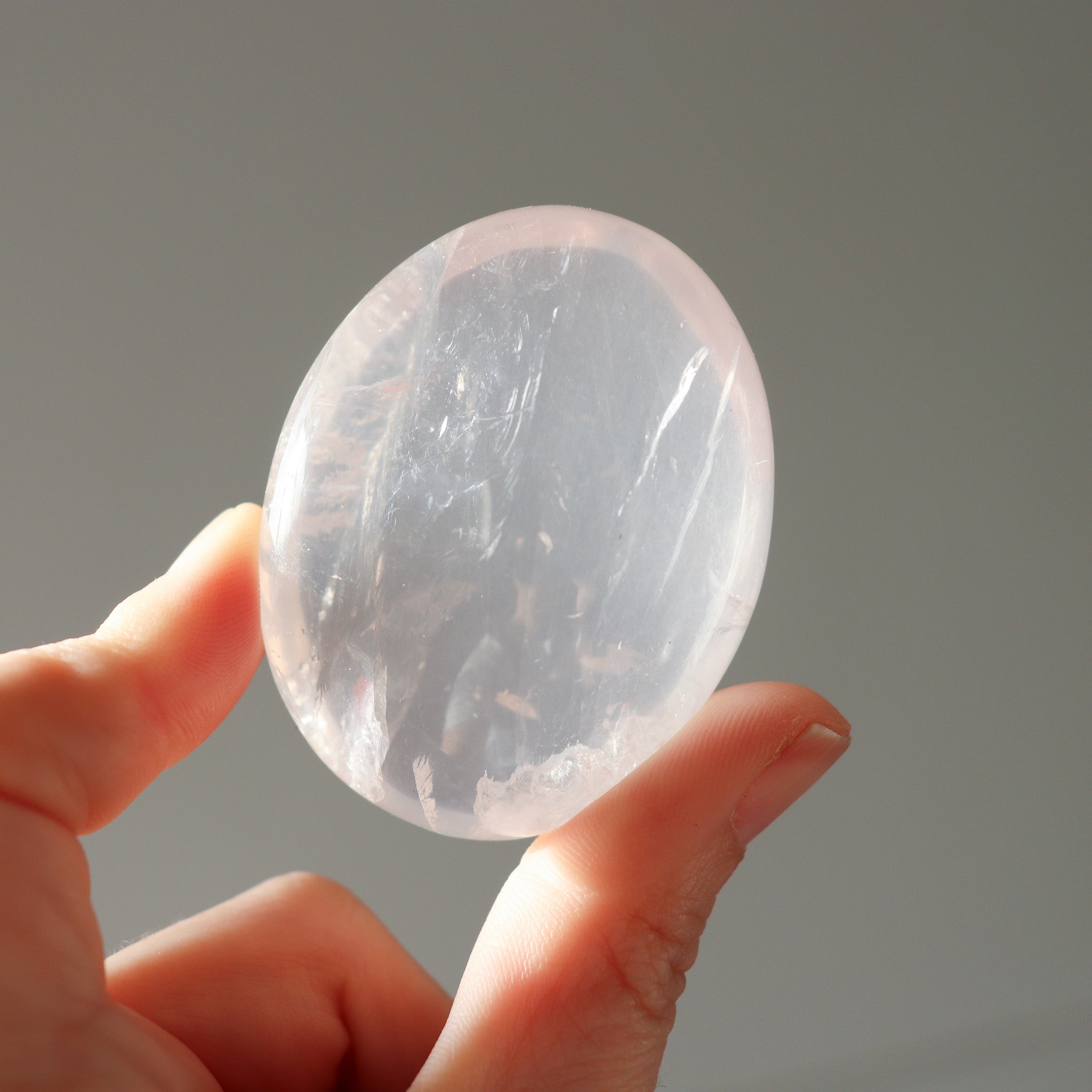 AA Rose Quartz Star Palm #2