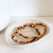 Mookaite Beaded Bracelet 4mm