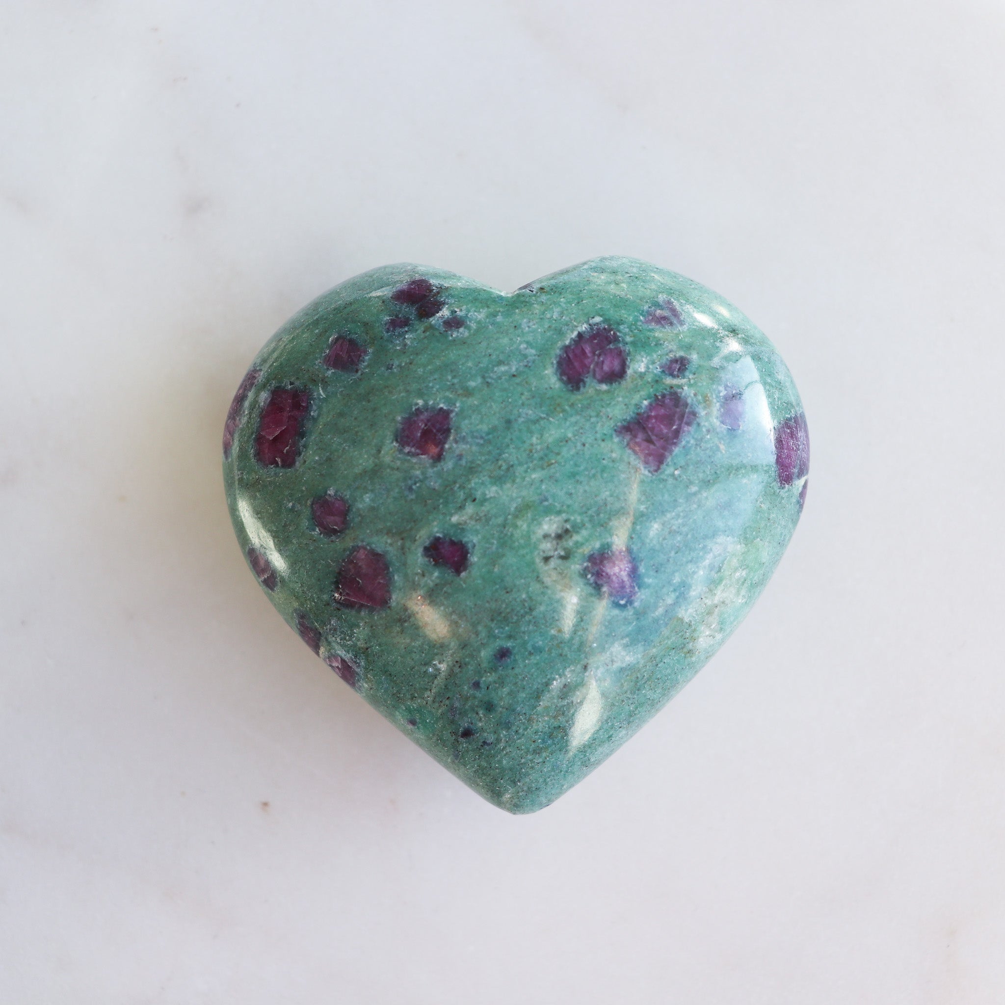 Ruby Fuschite Heart #1