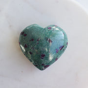 Ruby Fuschite Heart #2