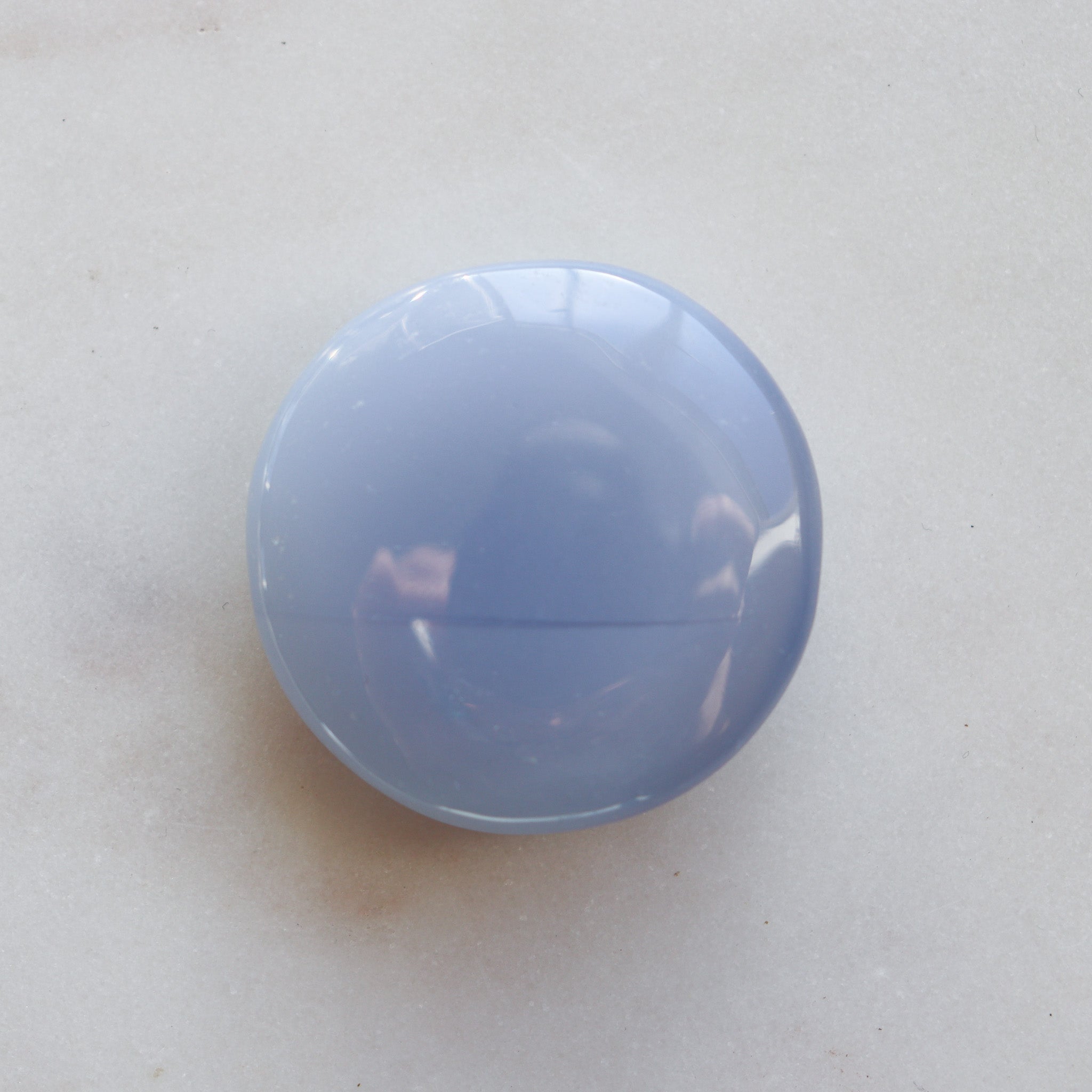Blue Chalcedony Round Palm #1