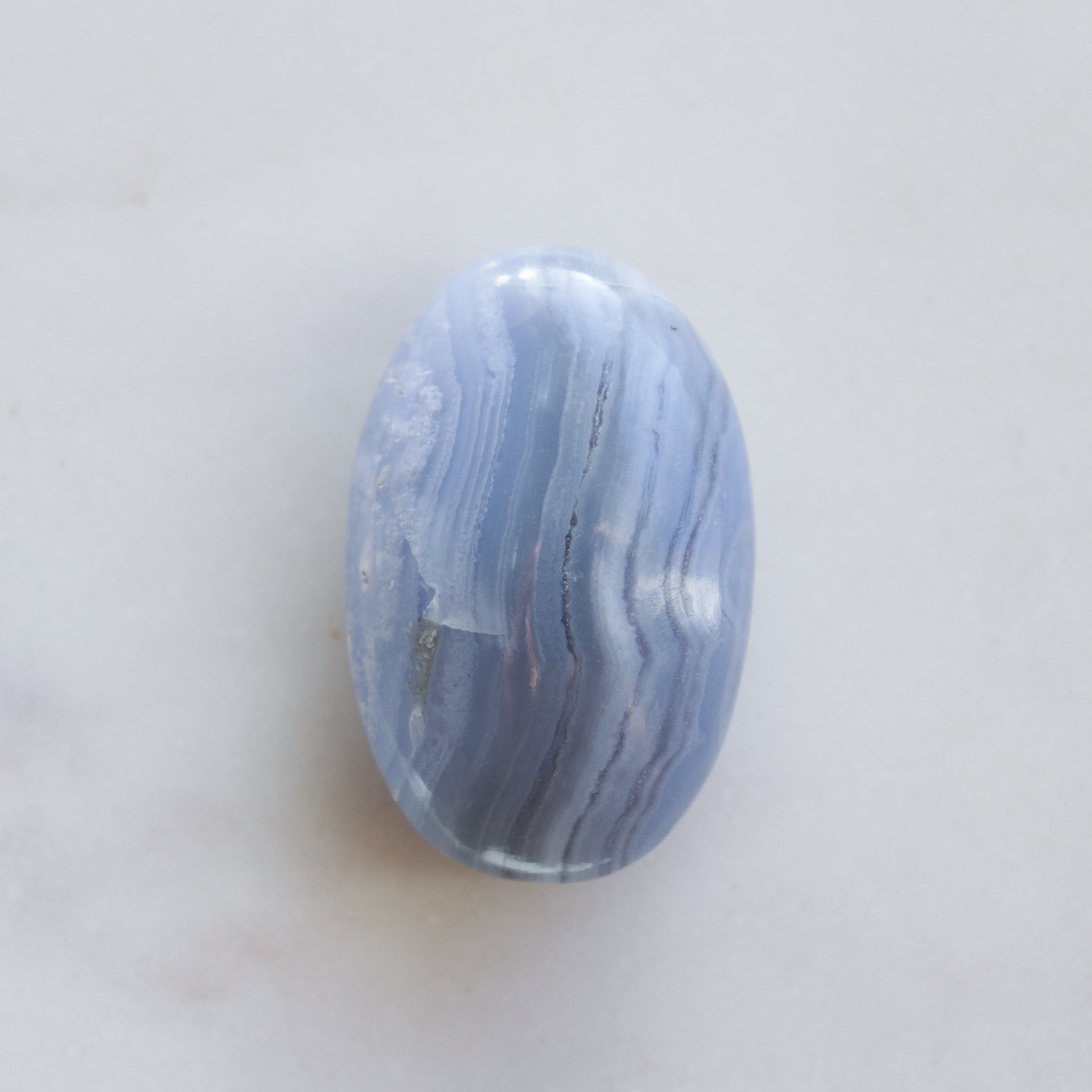 Blue Lace Agate Palm #1