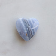 Blue Lace Agate Heart #1