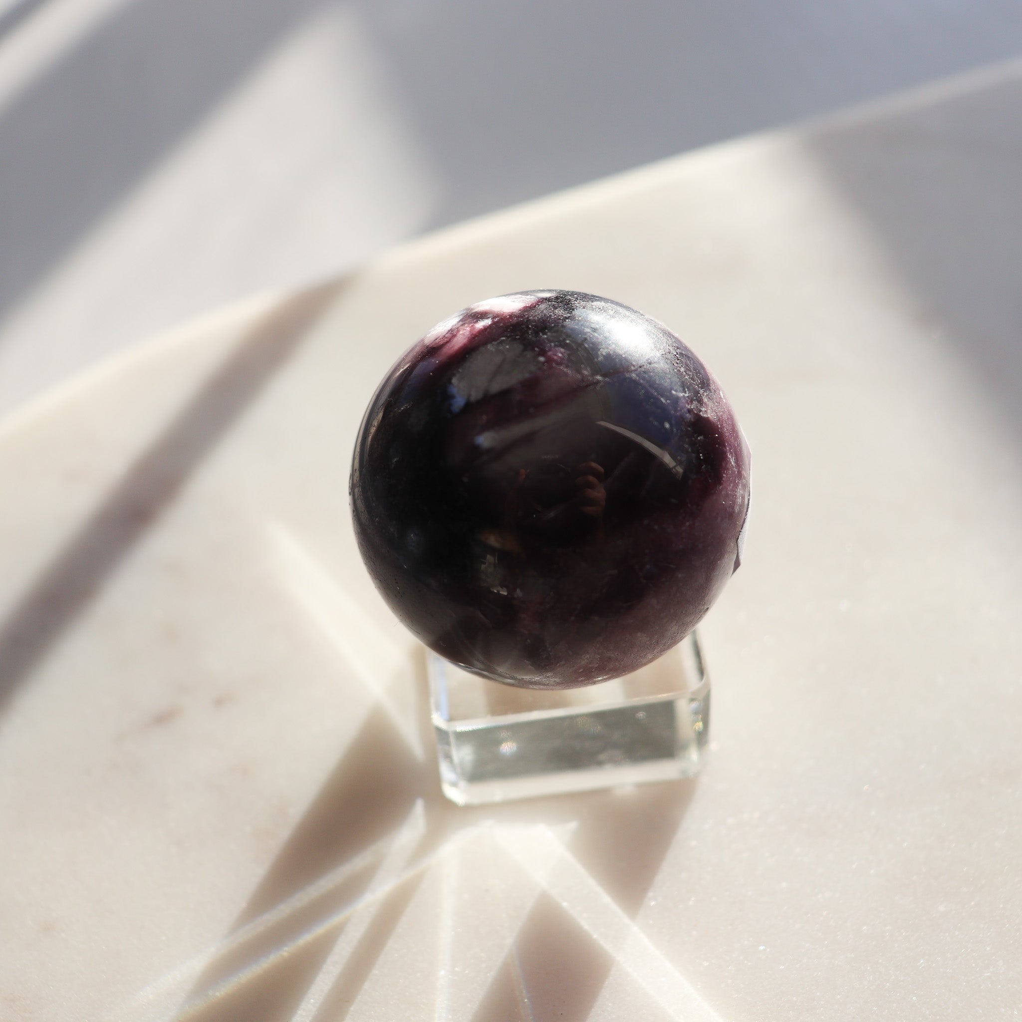 Purple Mica Sphere  #1