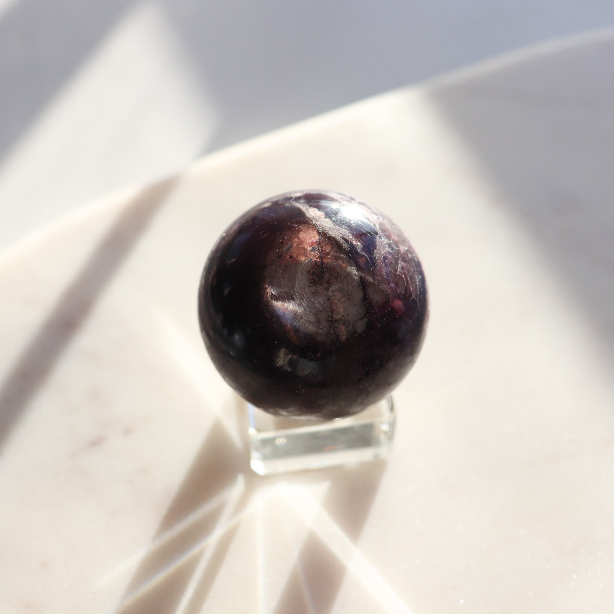 Purple Mica Sphere  #2