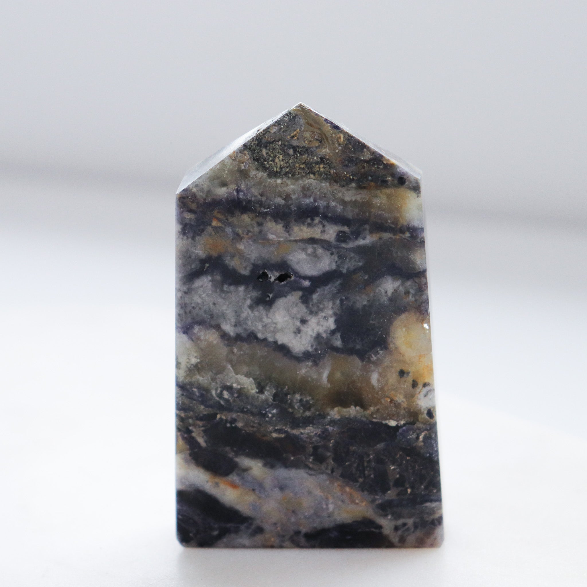 Mexican Rainbow Fluorite Palm #3