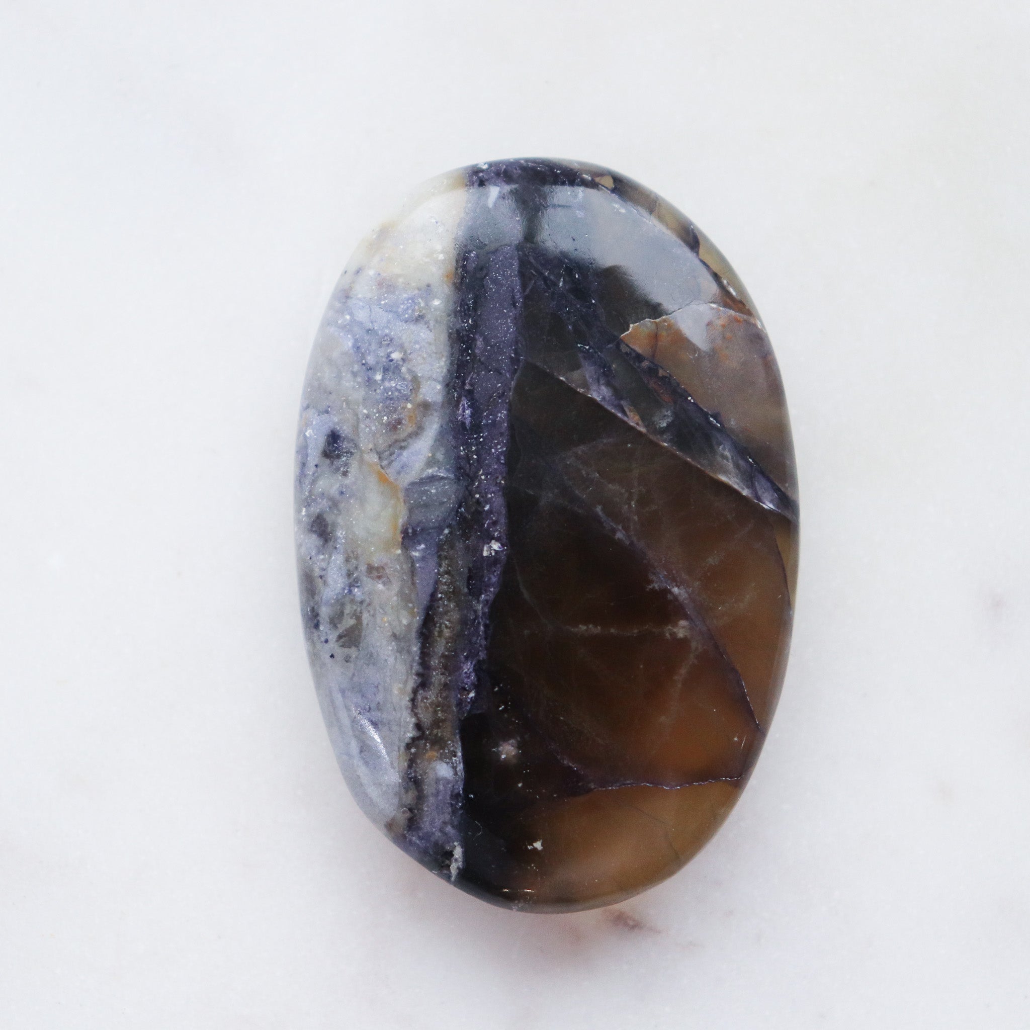 Mexican Rainbow Fluorite Palm #1