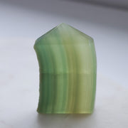 Lemon Lime Fluorite Point #b