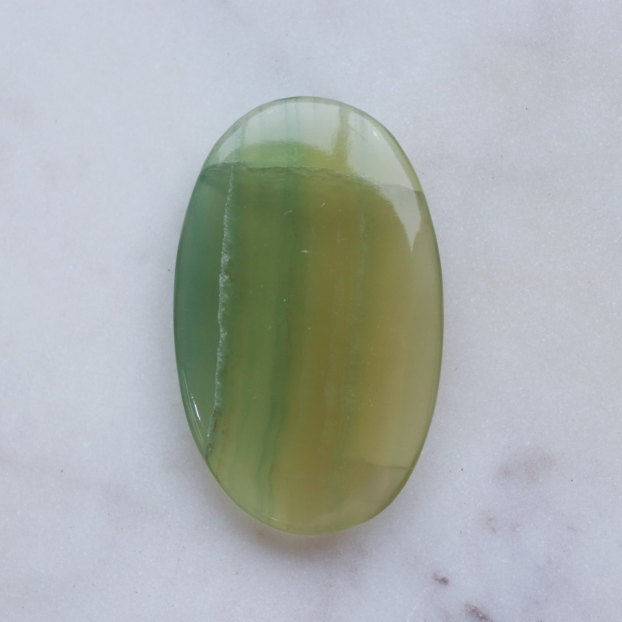 Lemon Lime Fluorite Palm #a