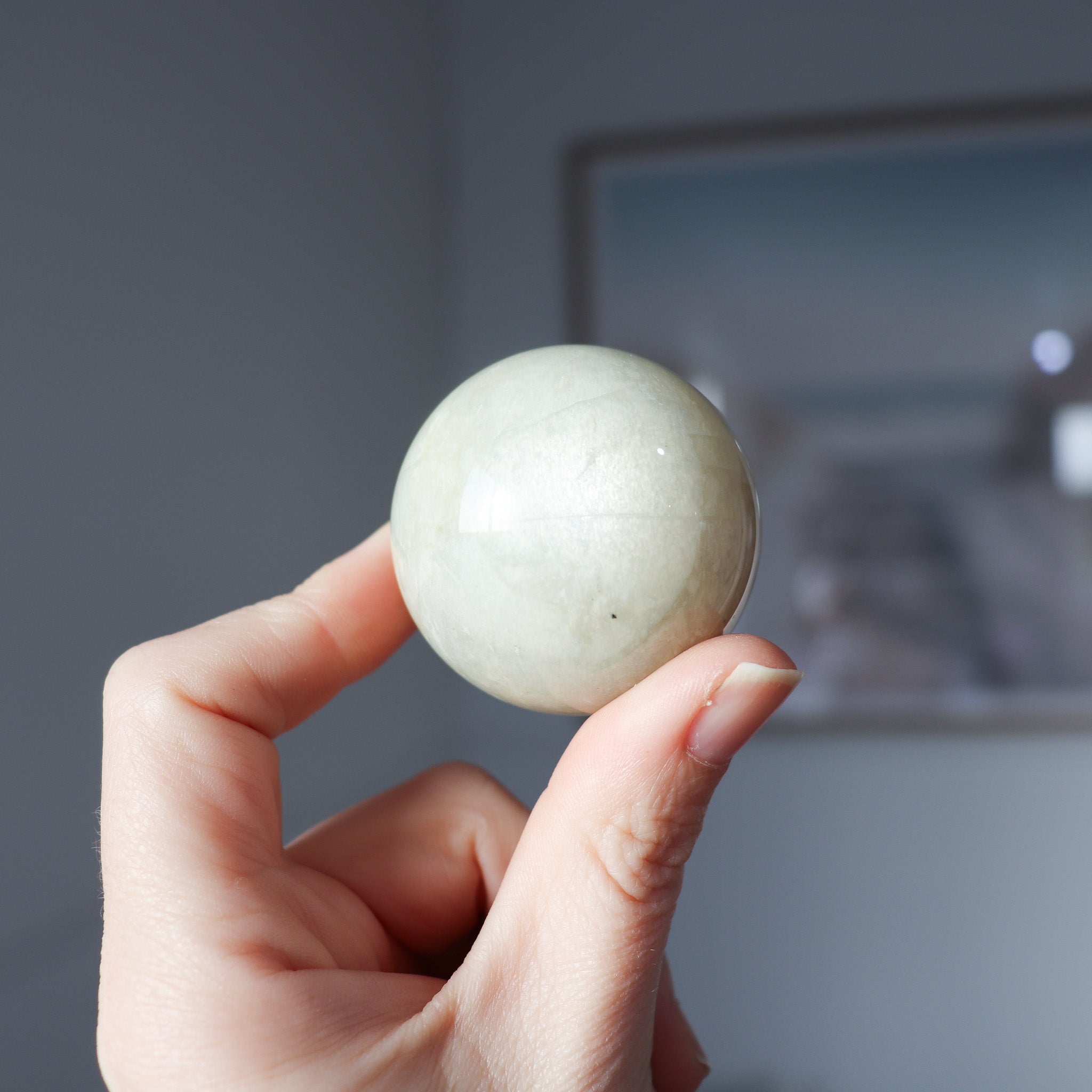 Sage Moonstone Sphere #a