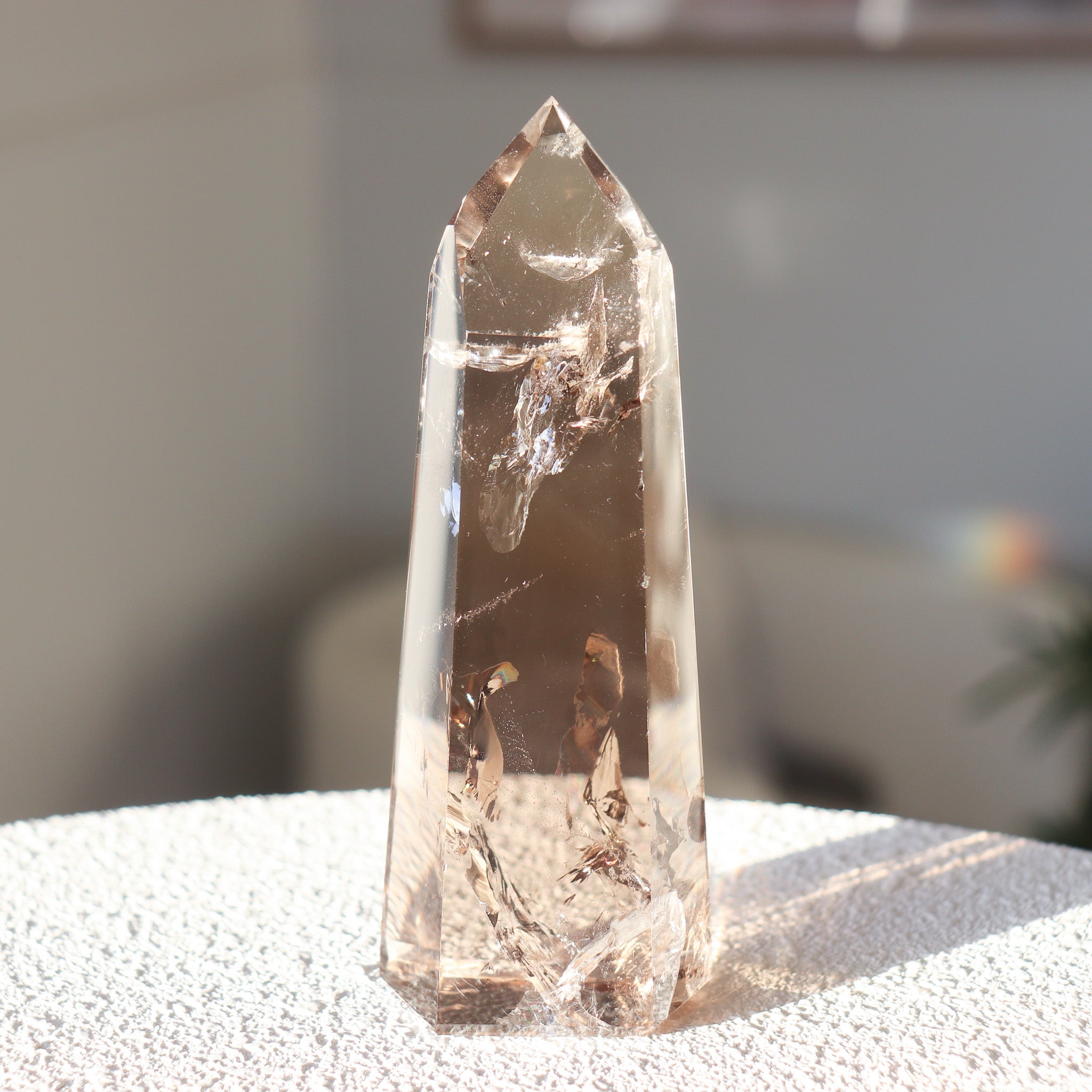 AA Smoky Quartz Tower #02