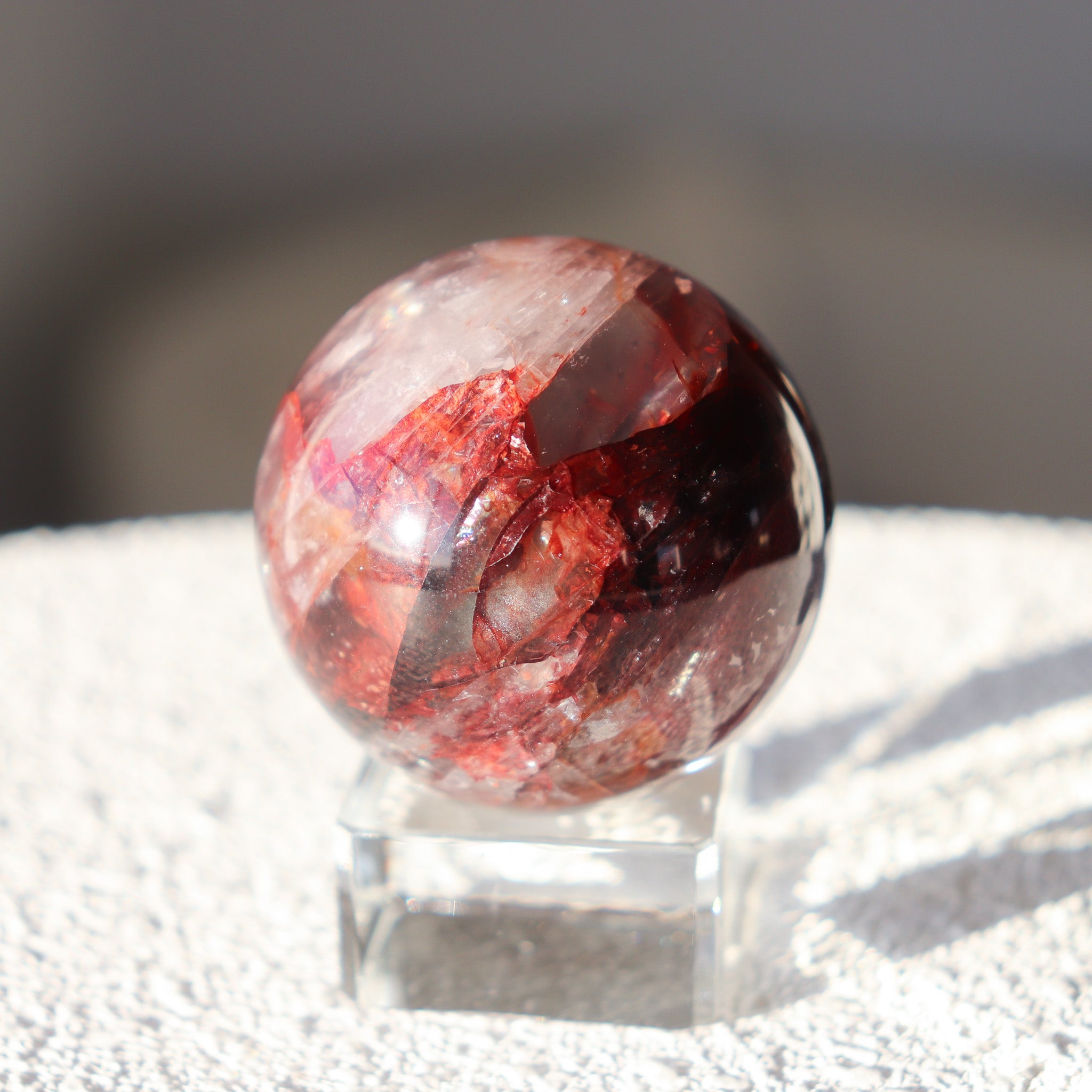 A Grade Fire Quartz Sphere #2