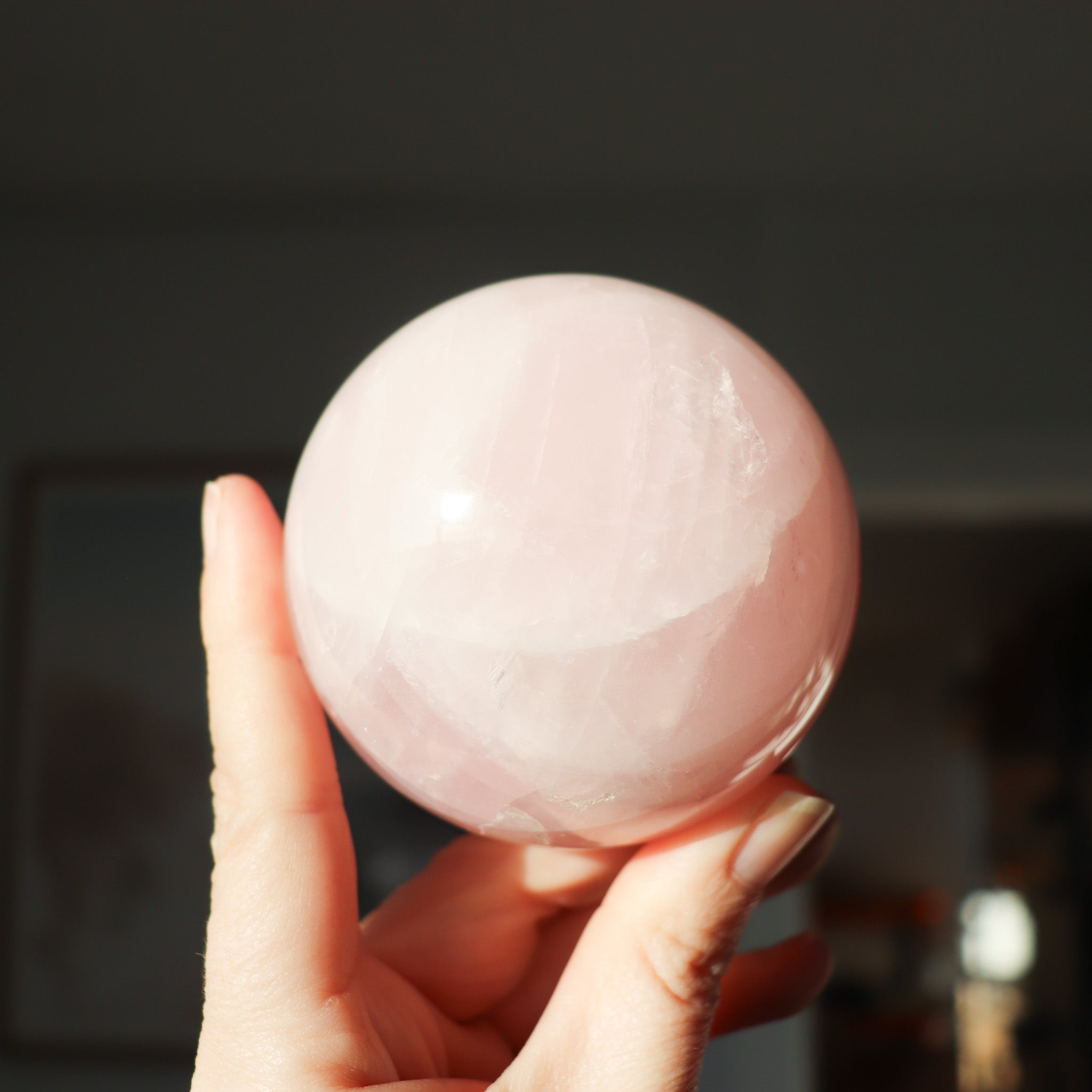 Rose Quartz Sphere #1