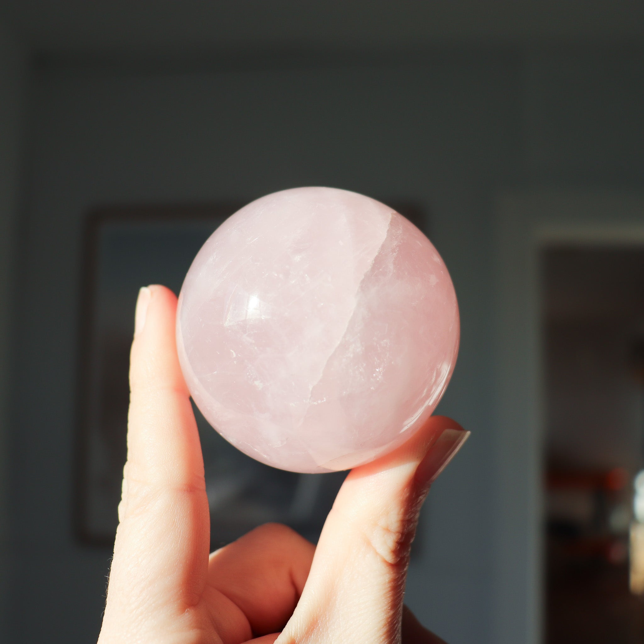 Rose Quartz Sphere #2