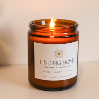Finding Home Ritual Candle     | Mimosa, Caramel, Coconut