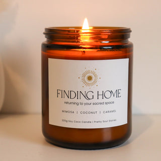 Finding Home Ritual Candle     | Mimosa, Caramel, Coconut