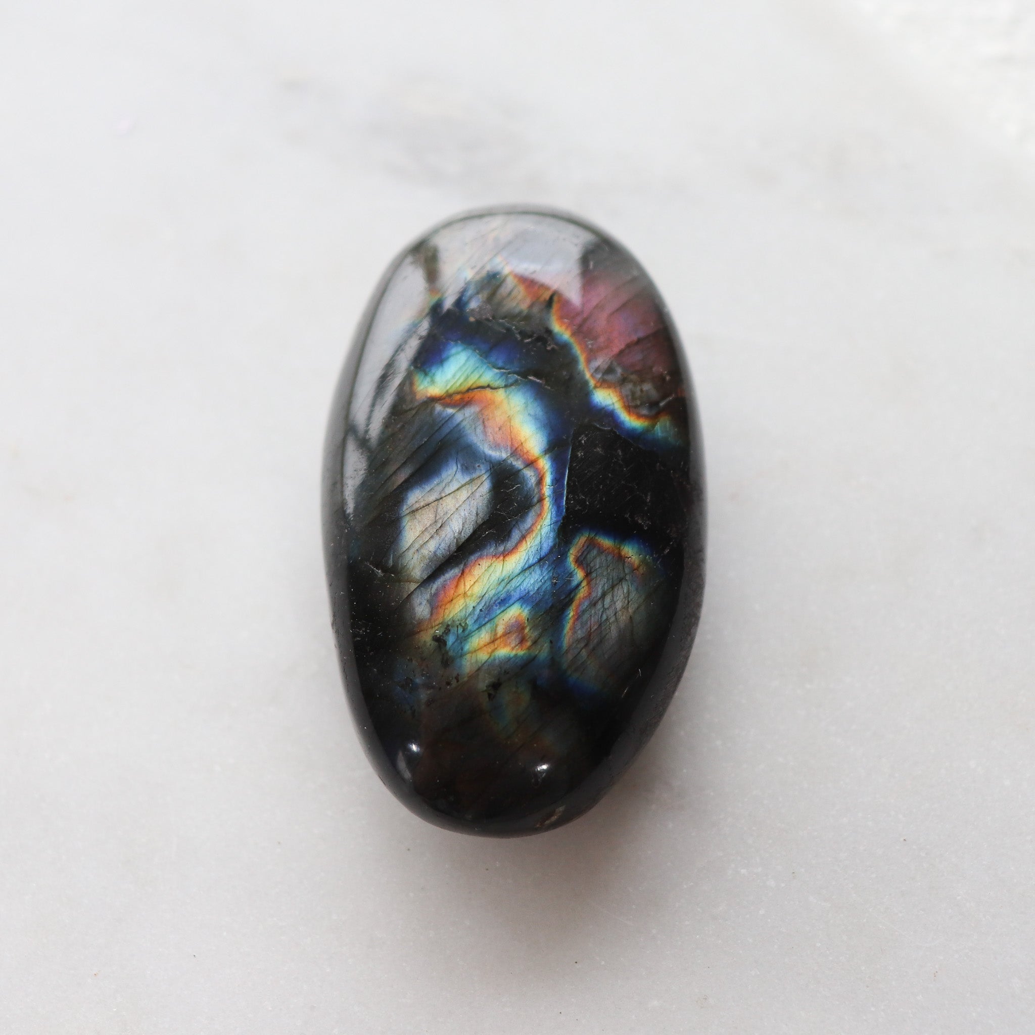 A Grade Labradorite Palm #ag