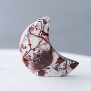 Crazy Lace Agate Standing Moon #1