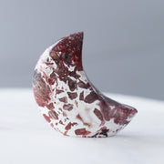 Crazy Lace Agate Standing Moon #2