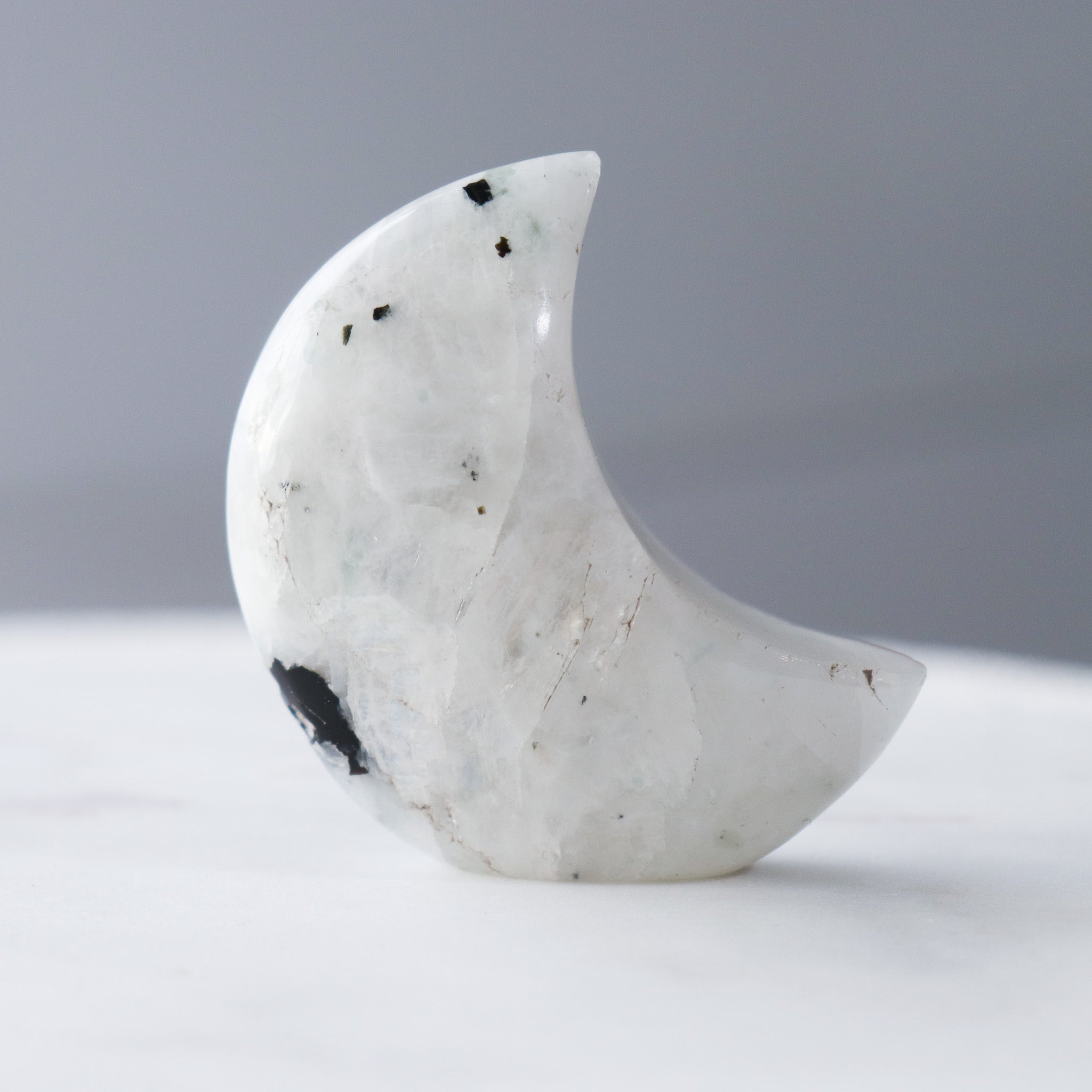 Rainbow Moonstone Standing Moon #1