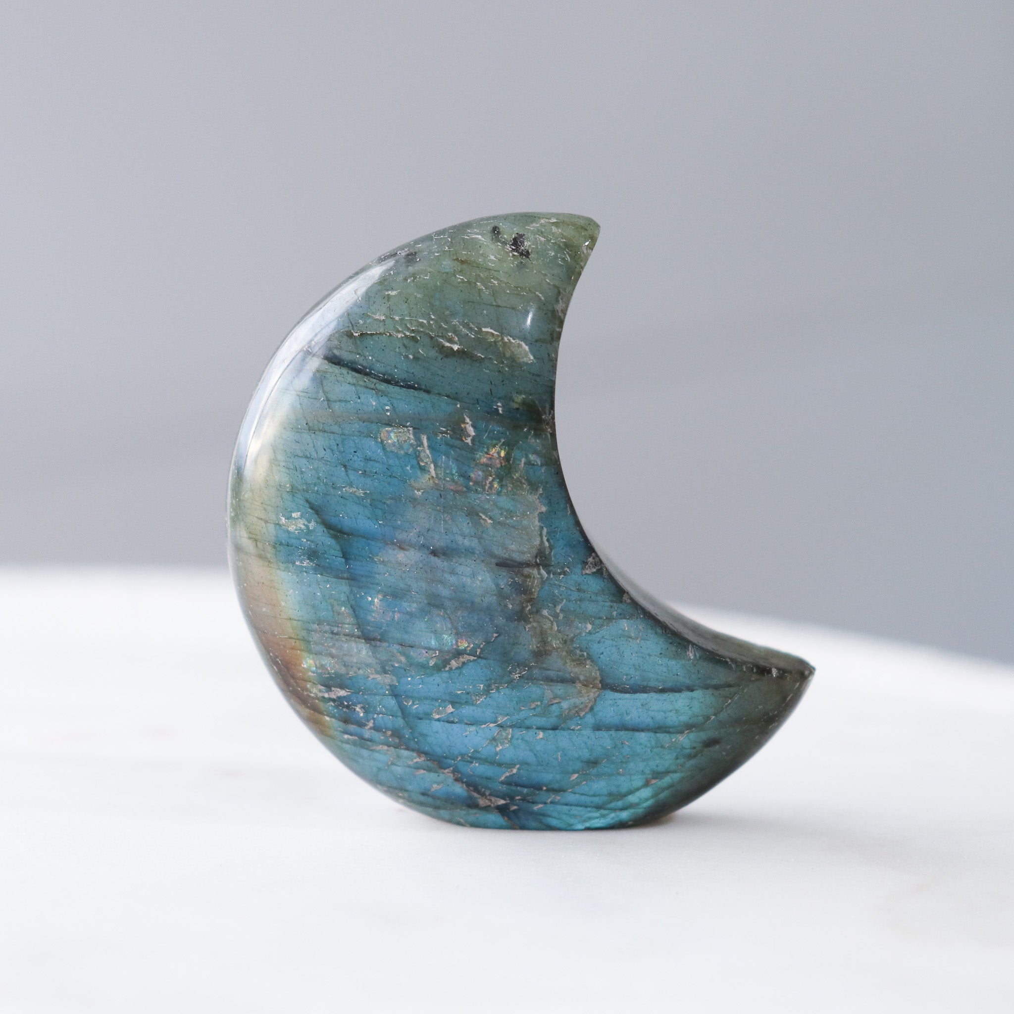 A Grade Labradorite Standing Moon #1