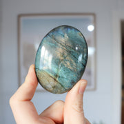 A Grade Labradorite Palm #b