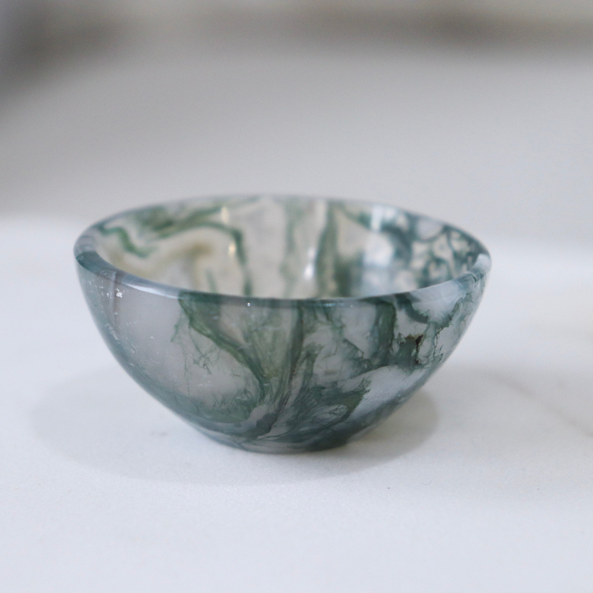 Moss Agate Bowl