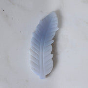 Blue Chalcedony Feather