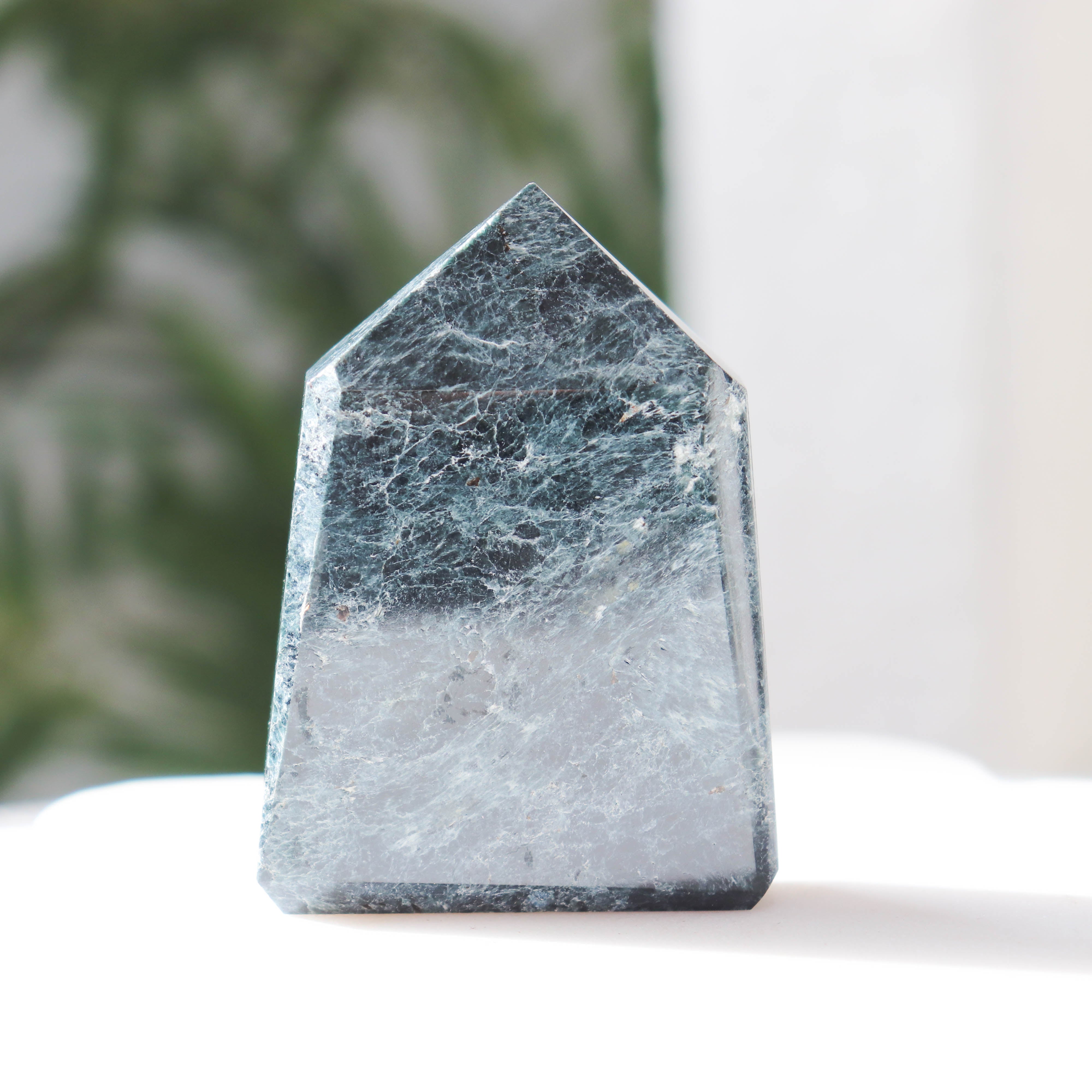 Silver Moon Actinolite Point #1
