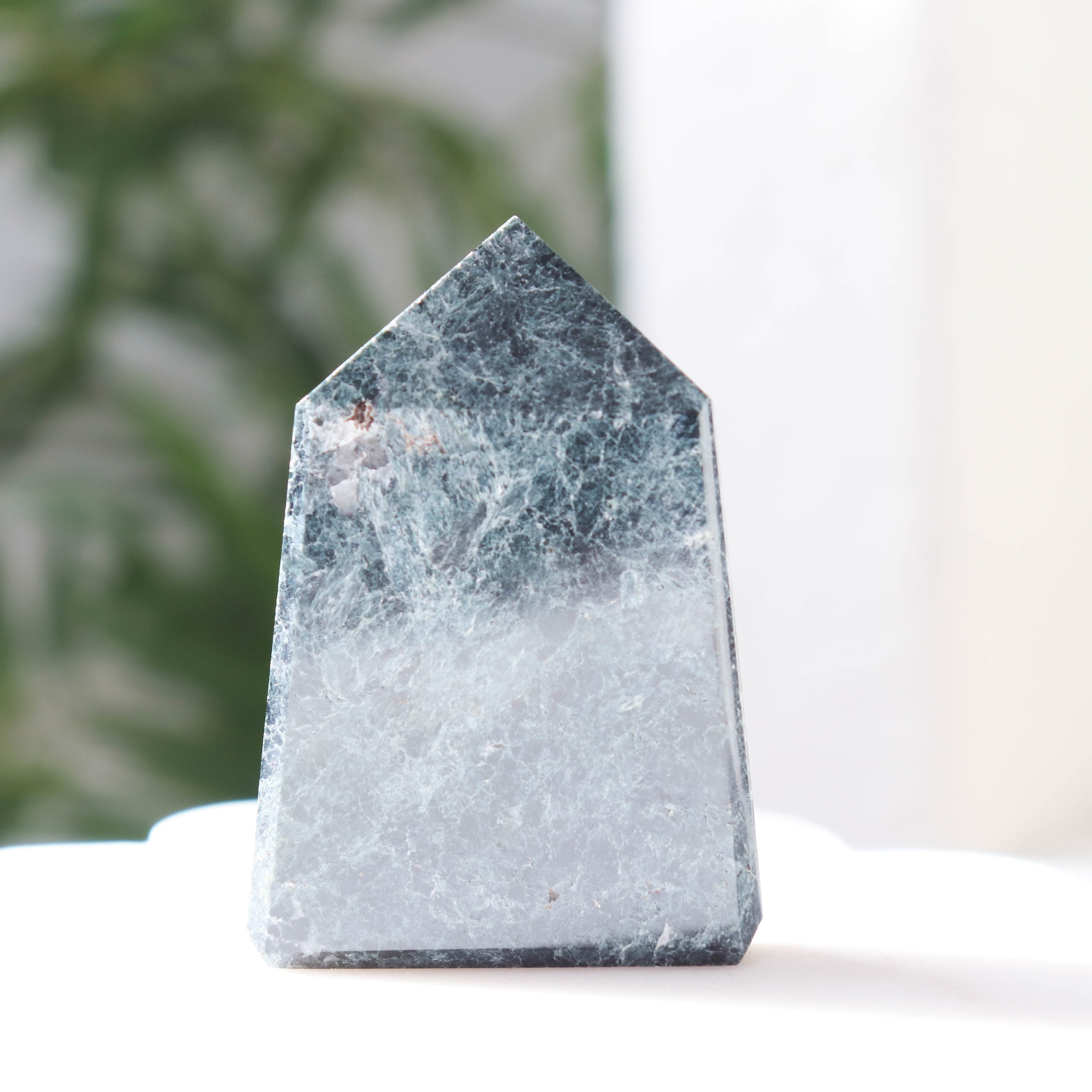 Silver Moon Actinolite Point #2