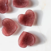 Cherry Tanzberry Heart Worry Stone