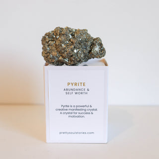 Pyrite Manifesting Gift Box