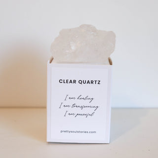 Clear Quartz Healing Gift Box