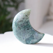 Moss Agate Standing Moon #2