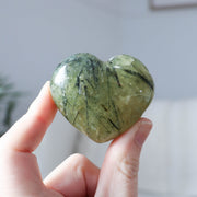 Prehnite Puffy Heart #1