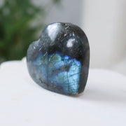 A Grade Labradorite Standing Heart #2