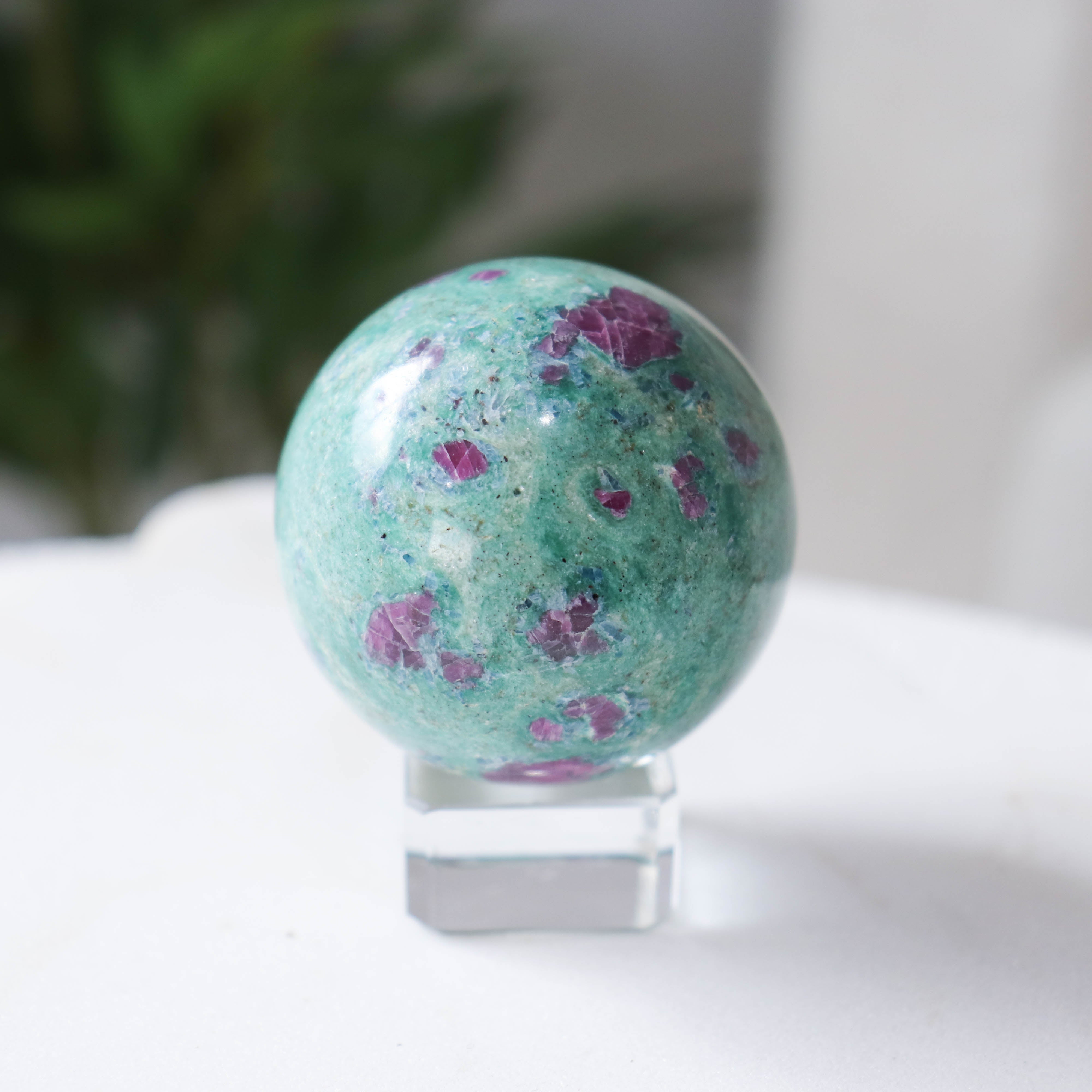 Ruby Fuschite Sphere #1