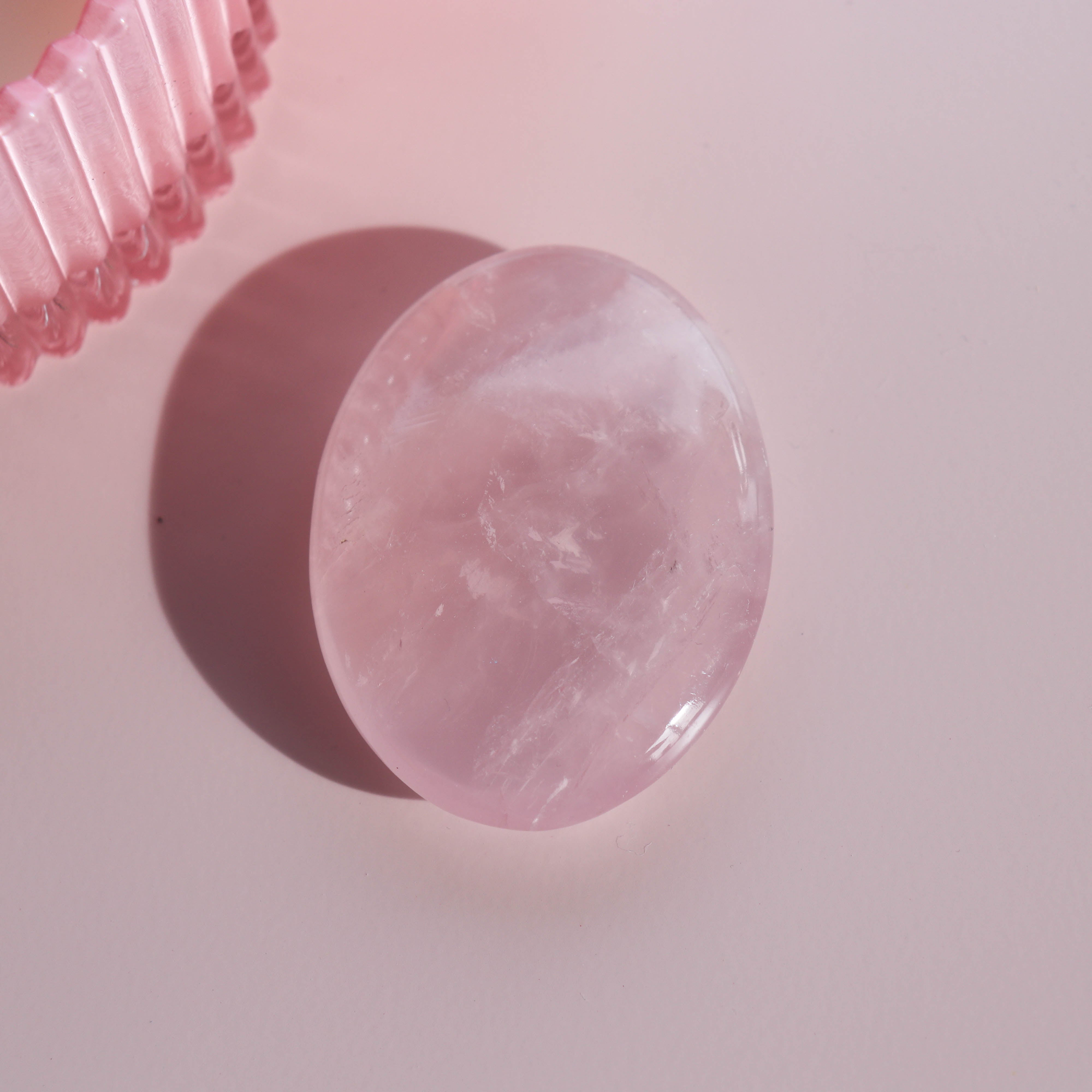 Rose Quartz Palm #1