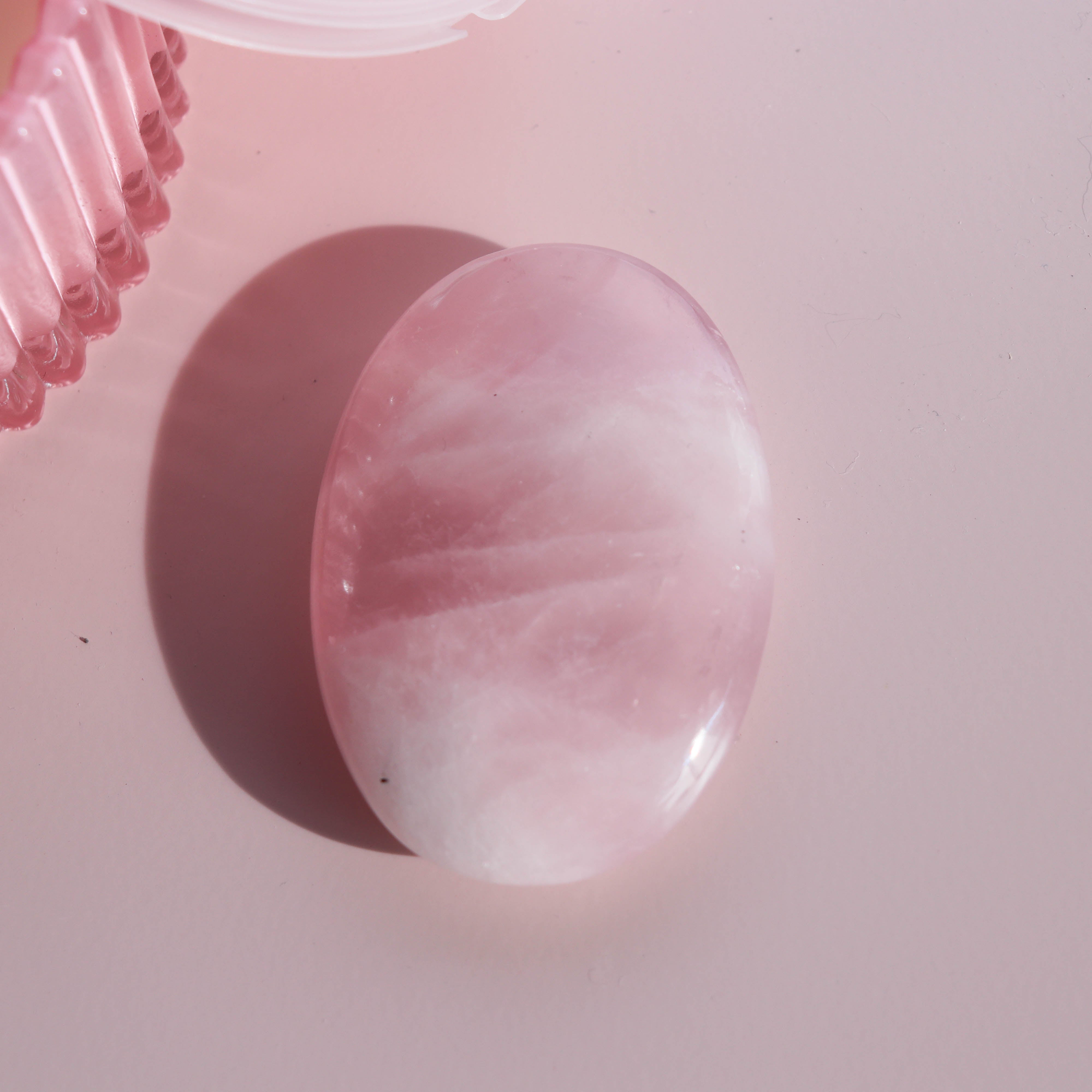 Rose Quartz Palm #2