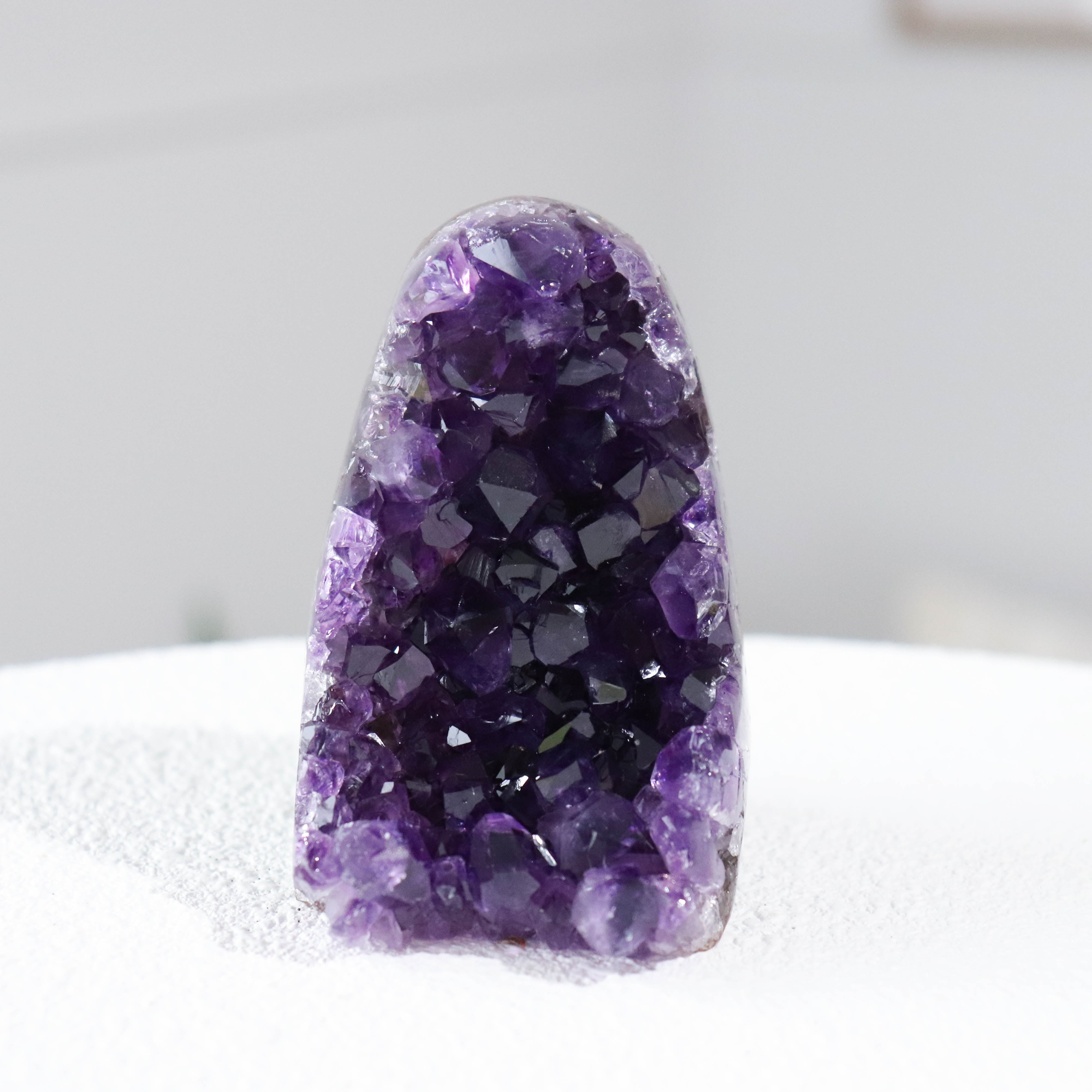 A Amethyst Cluster Cut Base #9
